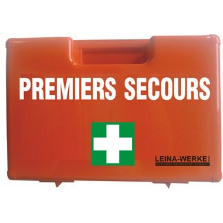 LEINA Mallette de 'PREMIERS SECOURS', équipé norme DIN 13157