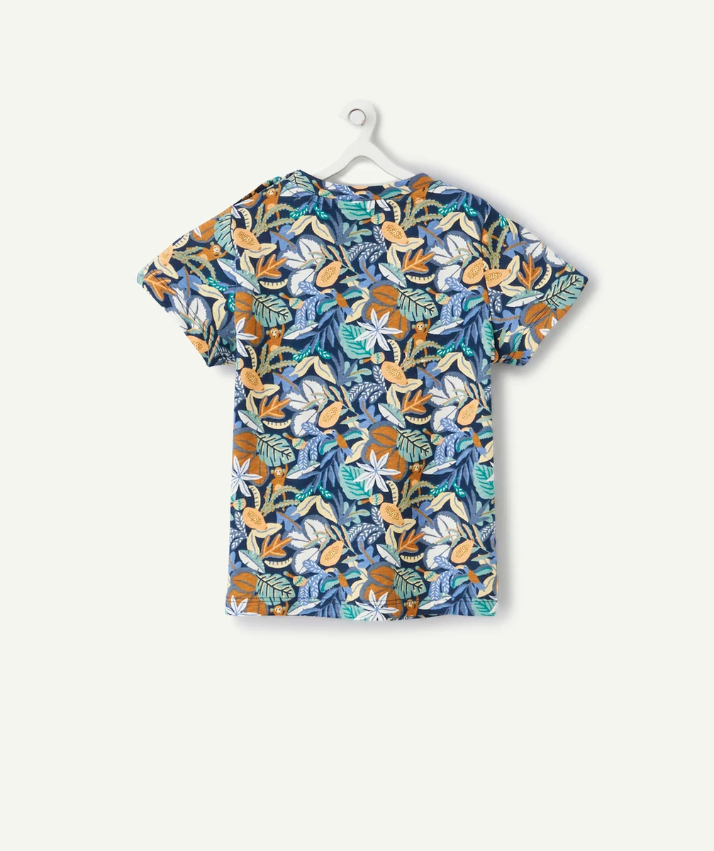 T-SHIRT BÉBÉ GARÇON IMPRIMÉ TROPICAL EN COTON BIO