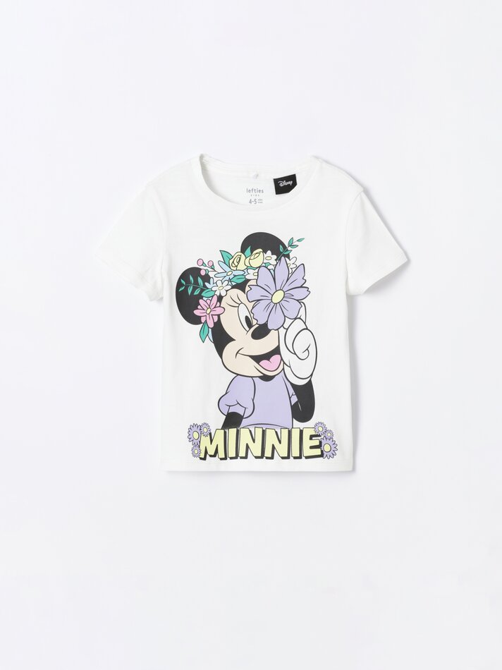 Conjunto de pijama da Minnie Mouse ©DS - Branco Off-White