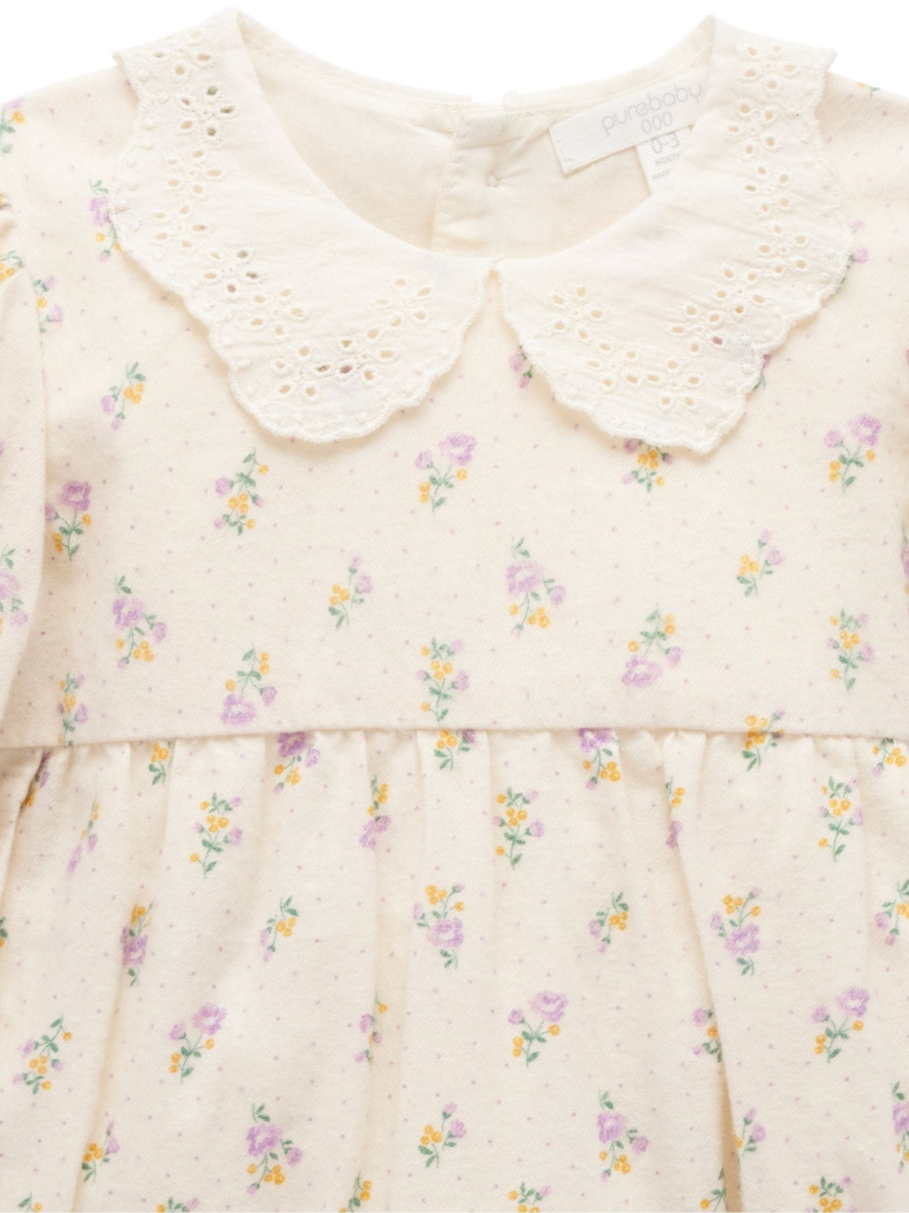 Purebaby Gathered Bodysuit