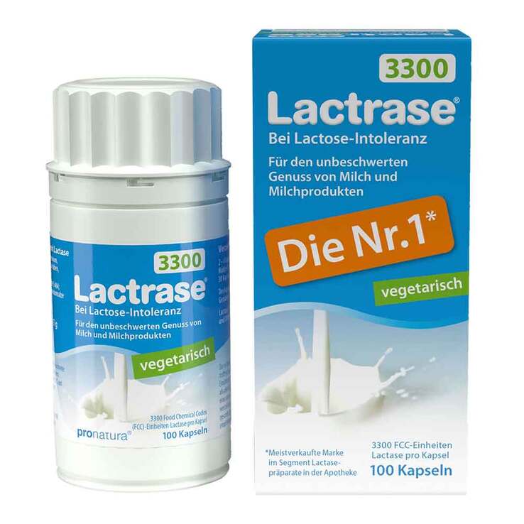 Lactrase vegetarisch 3.300 Kapseln, 100 St