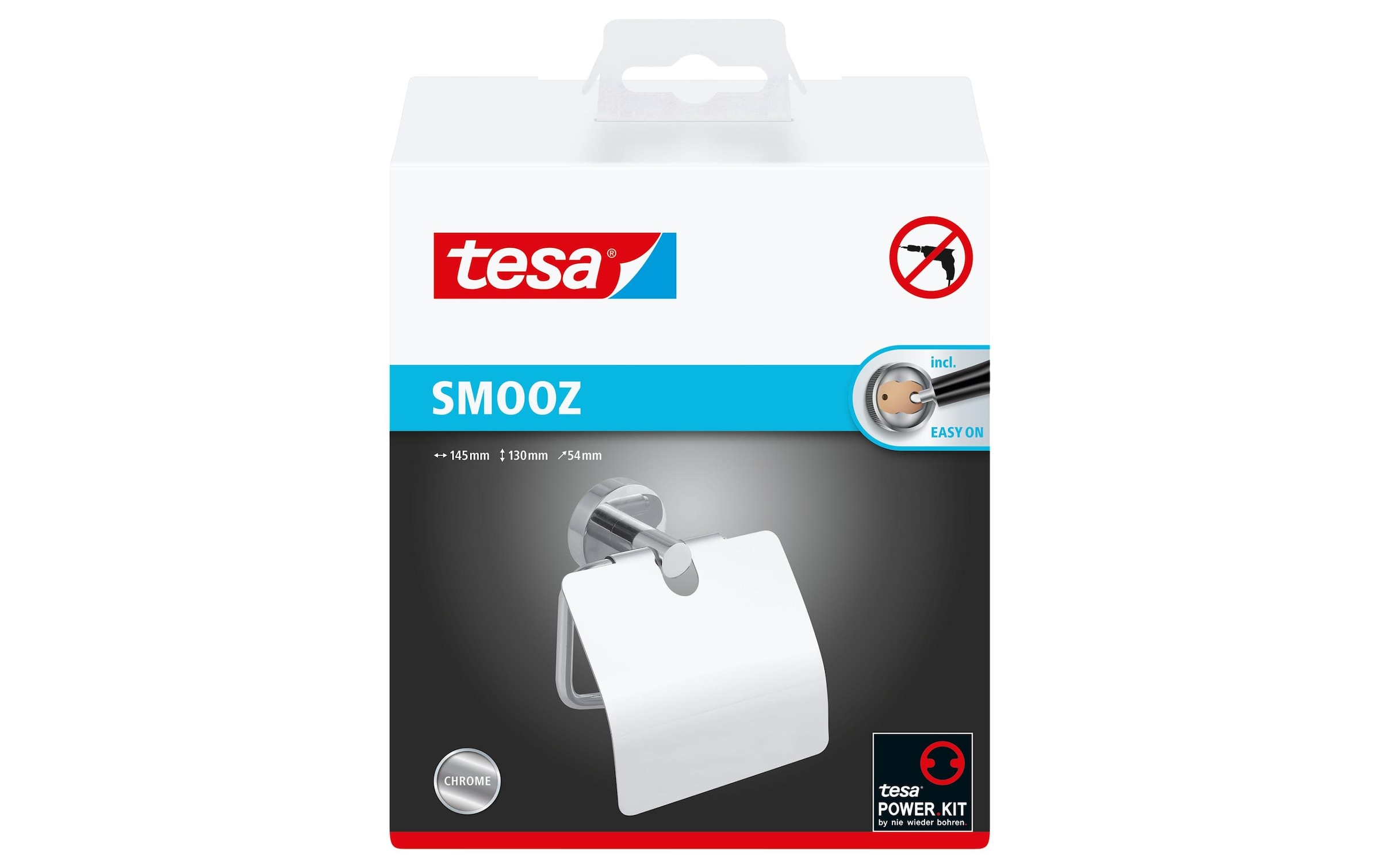 tesa Toilettenpapierhalter »mit Deckel«