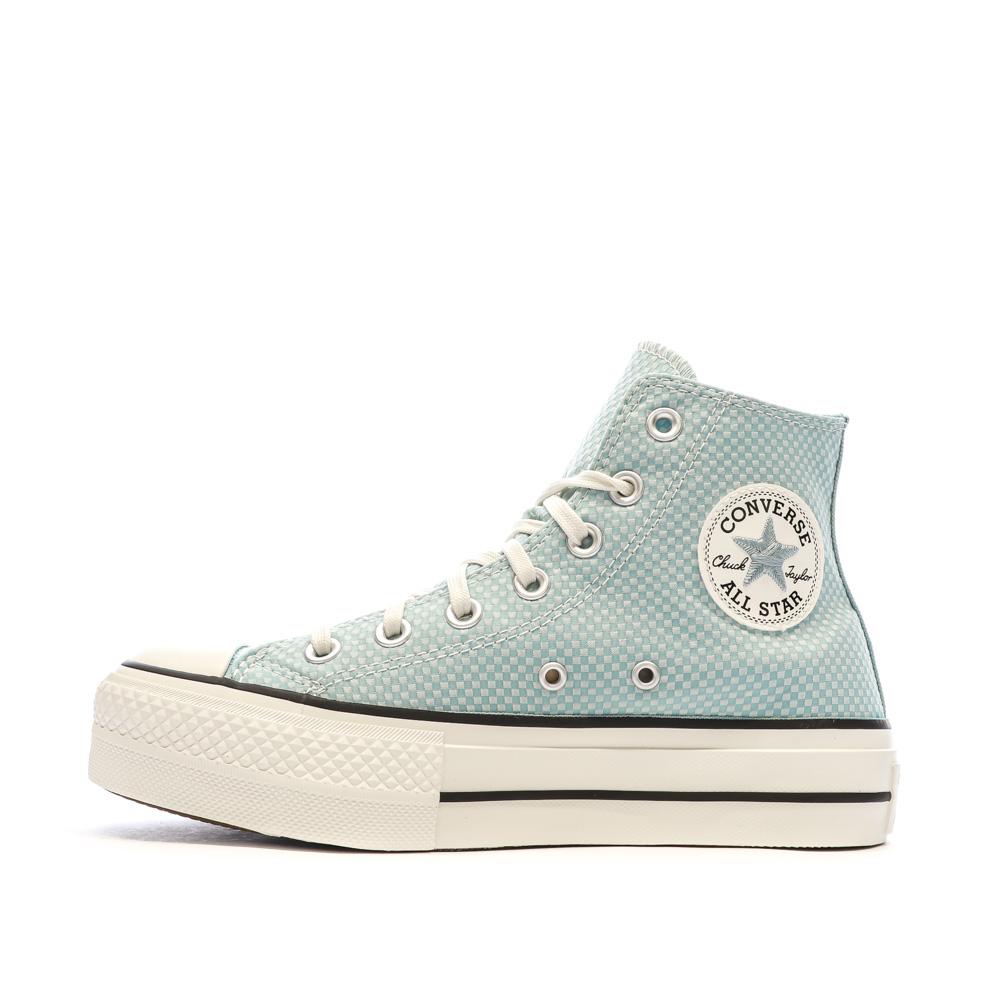 Converse Baskets Turquoise Converse Femme Chuck Taylor All Star Lift Infinity