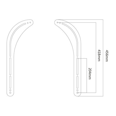 Essentials Soundbar Mounting Bracket – TV-beugel voor soundbar