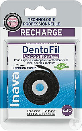 Inava Dentofil Recharge Crossing Floss Fil Dentaire 1 Pièce