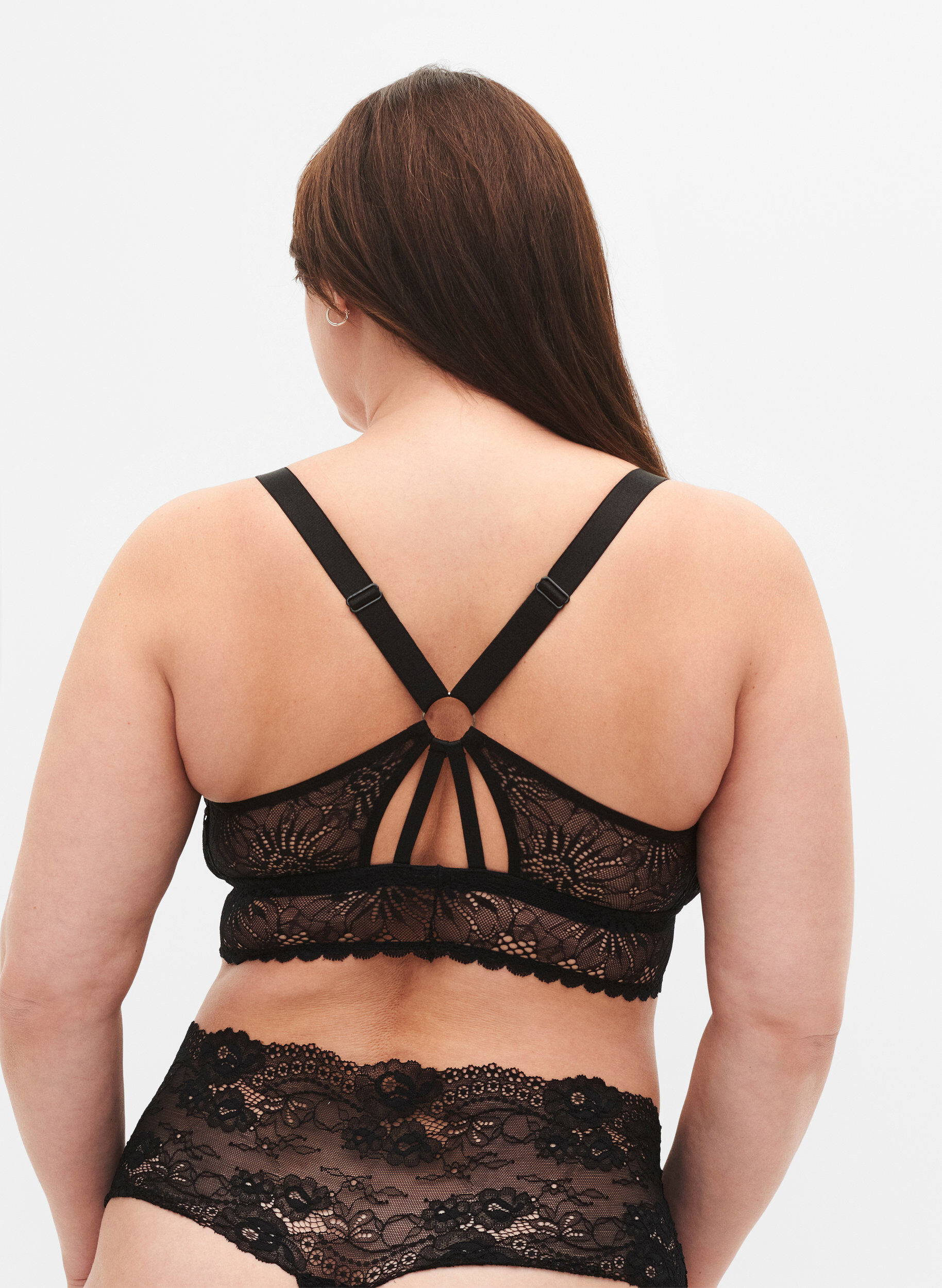 Blonde bralette med rygdetalje