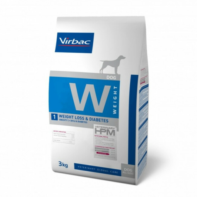 Virbac Veterinary HPM W1 Weight Loss & Diabetes pour chien