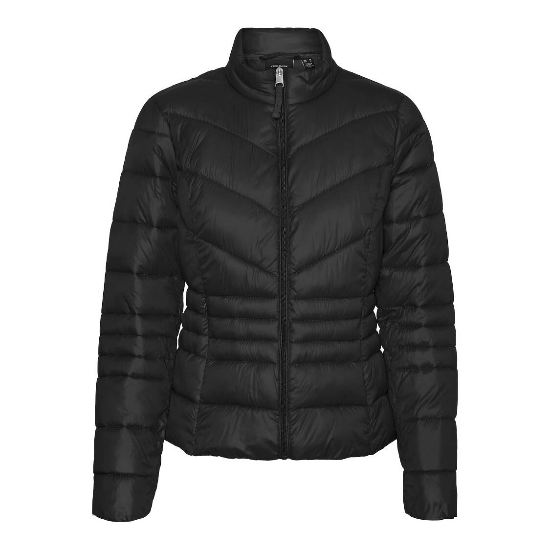 VERO MODA<br>Jaqueta curta de plumas com gola alta
