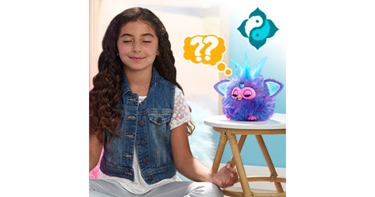 HasbroFurby Paars Pluchenspeelgoed