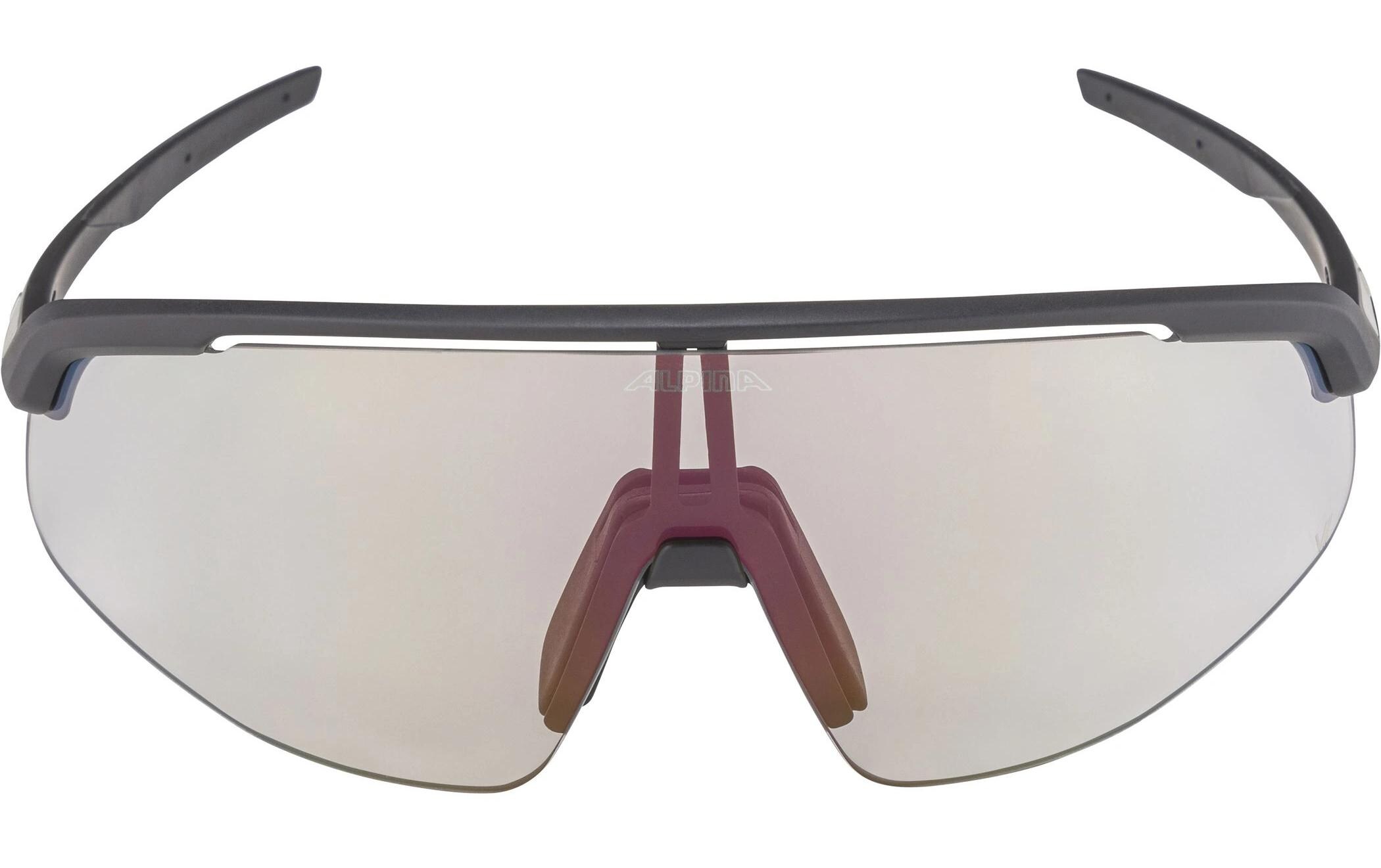 Sportbrille Turbo Pro V - Schwarz matt<br>Velobrille Cat. 0-3