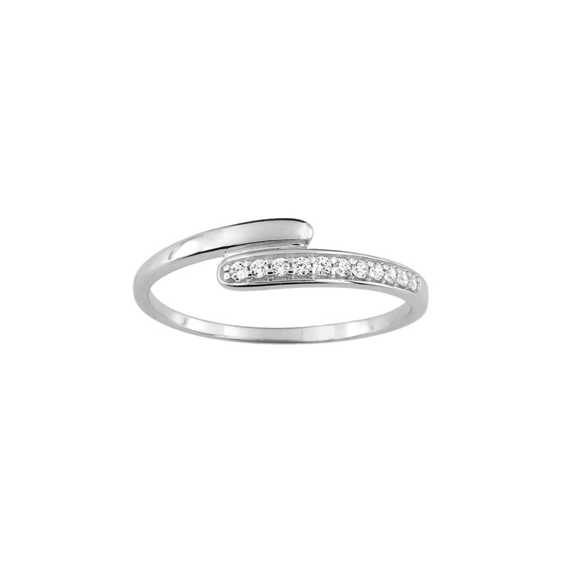 Bague Femme - Oxyde de zirconium - Or 9 Carats