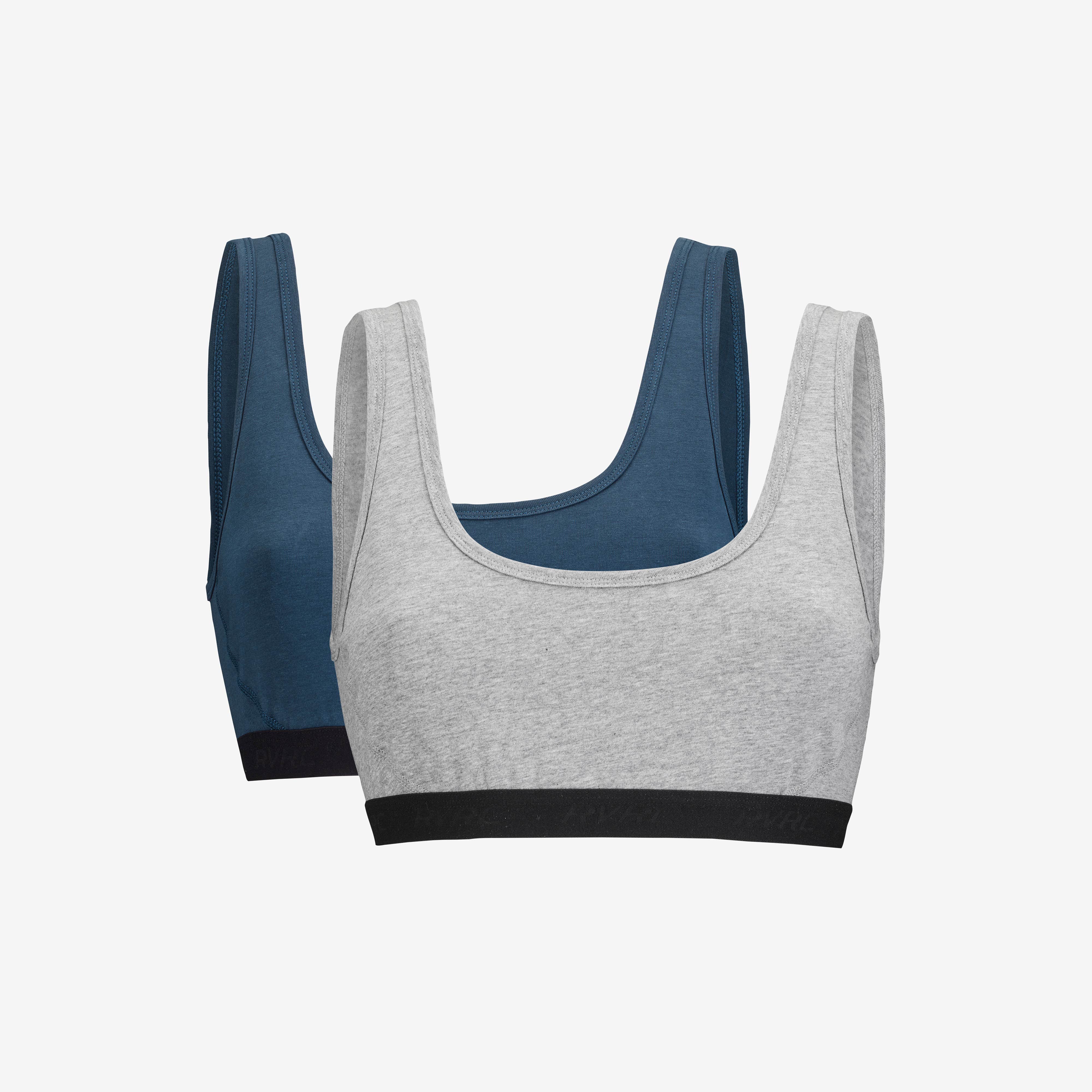 2-pack Ultimate Soft Bra Dame Moonlit Ocean/Grey Melange