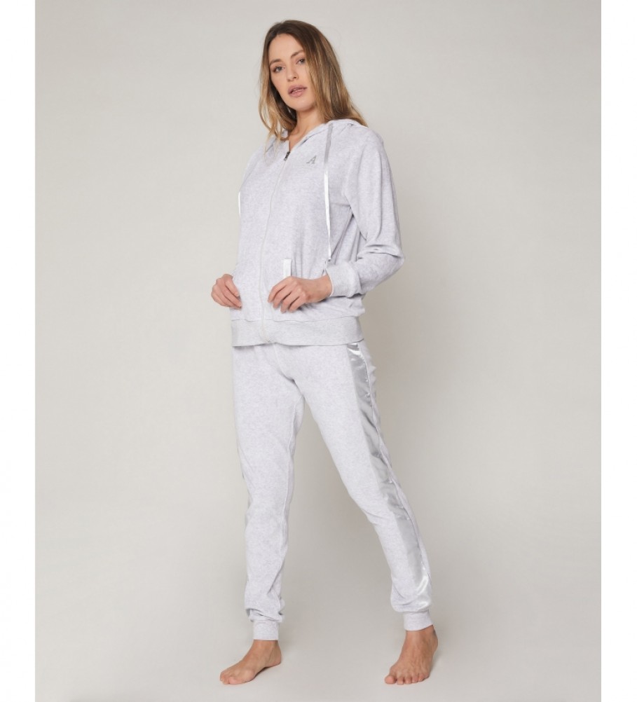 Pijama esportivo cinza Admas para uso doméstico