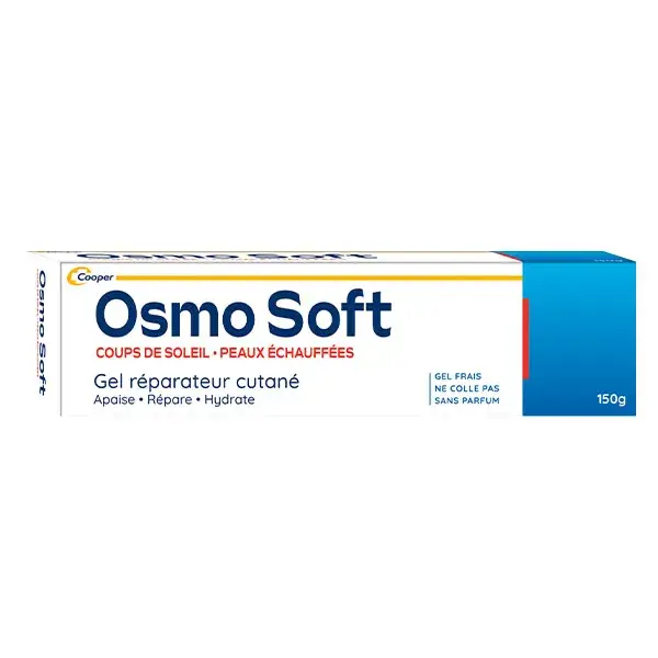 Gel Osmo Soft para Queimaduras e Queimaduras Solares Alivia e Reidrata 150g