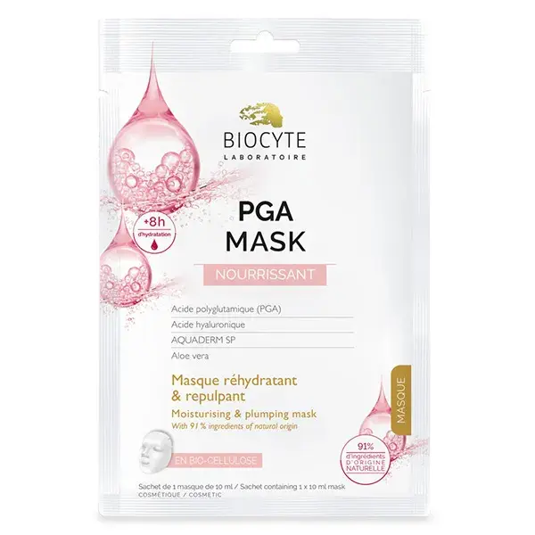 Biocyte Cosmétique PGA Mask Nourrissant Masque Réhydratant & Repulpant 1 unité