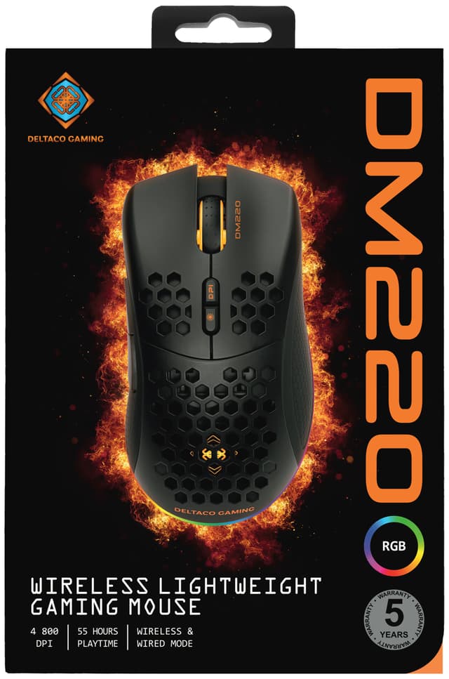 Deltaco DM220 Trådløs gaming mus