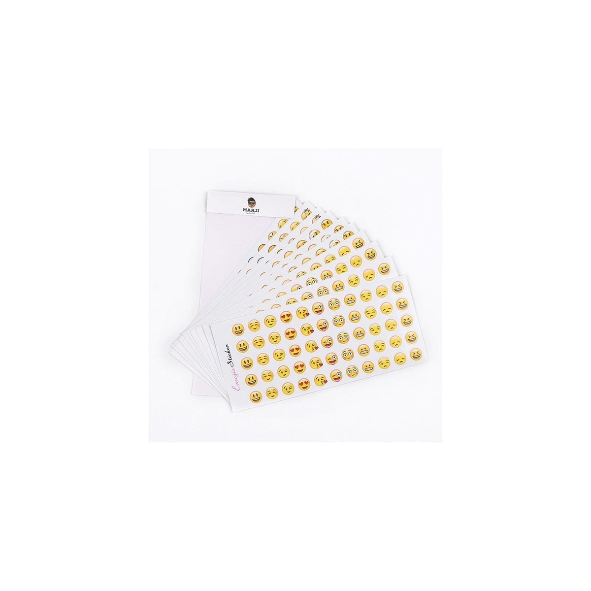 Emoji Klistremerker - 660stk stickers