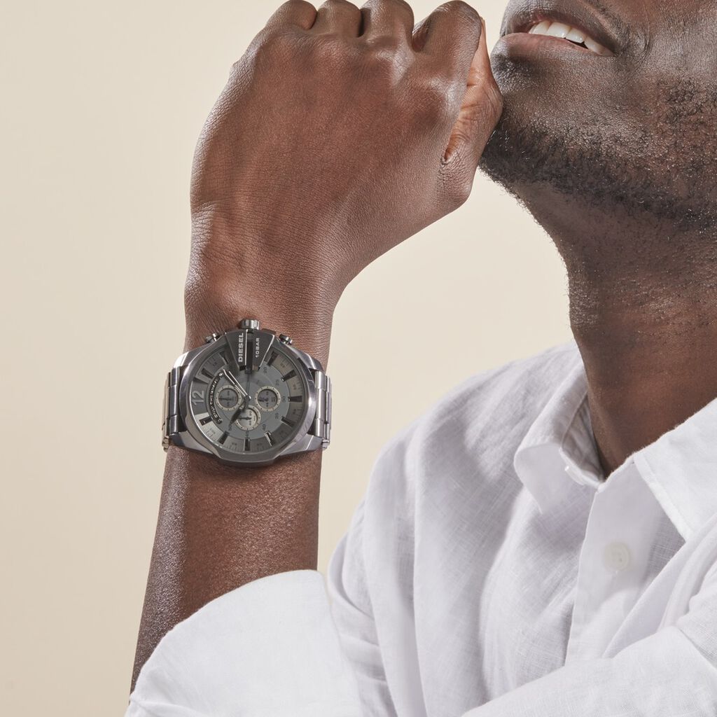 Montre Diesel Mega Chief Gris