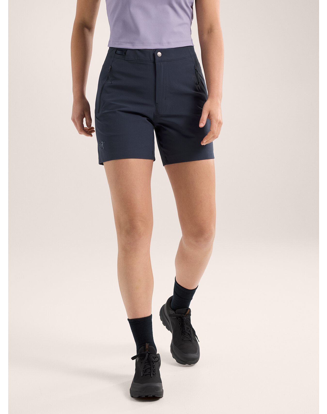 Arcteryx Gamma Shorts 6inch Womens Black Sapphire