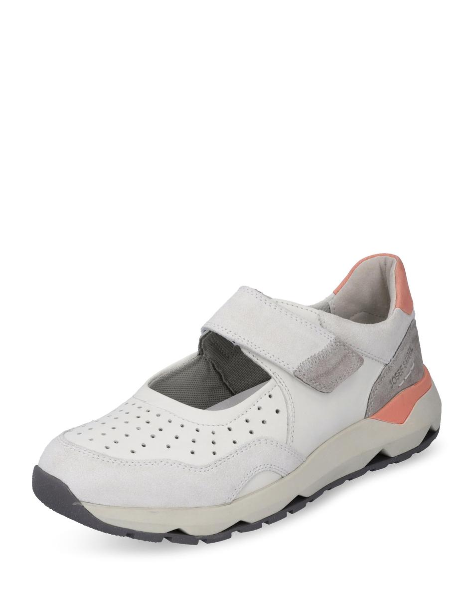 Slipper Jonah 04, weiss-lachs