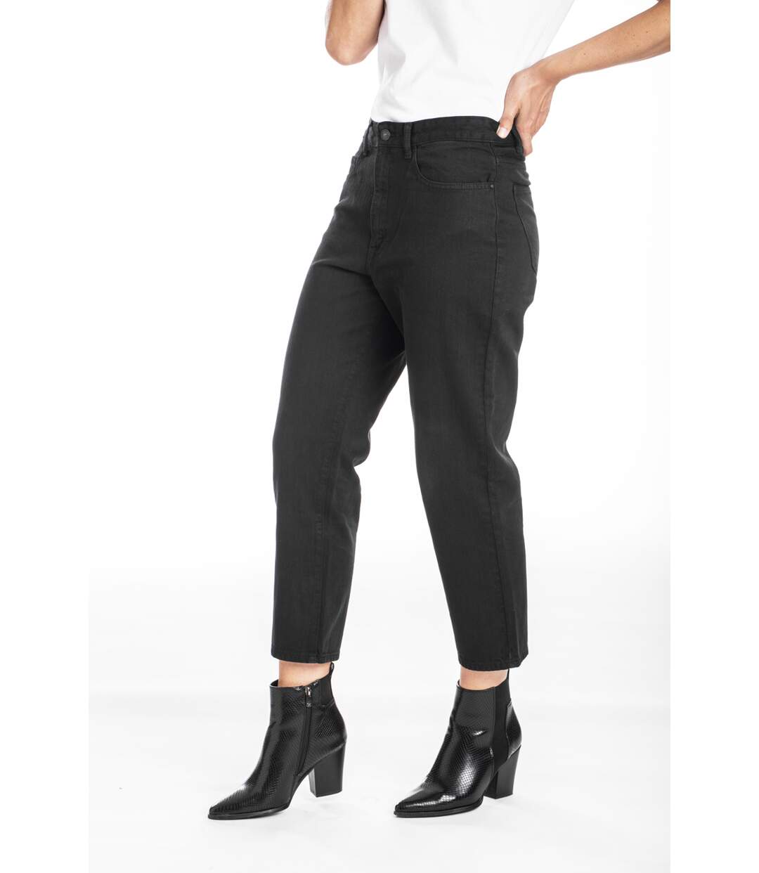 Jeans coupe vintage slouchy LESSY NOIR