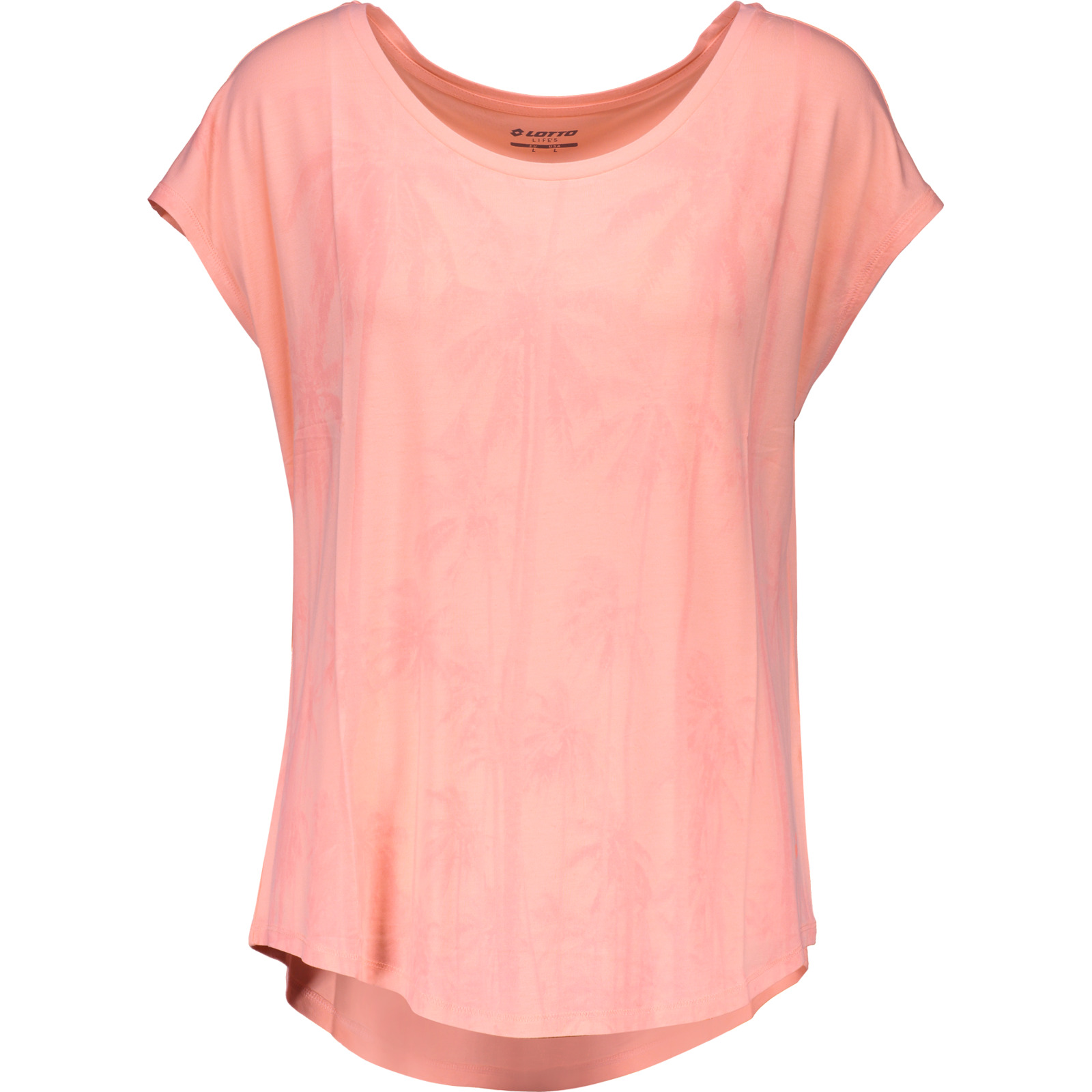 Lotto Damen-T-Shirt Palm II Tee S, anthrazit
