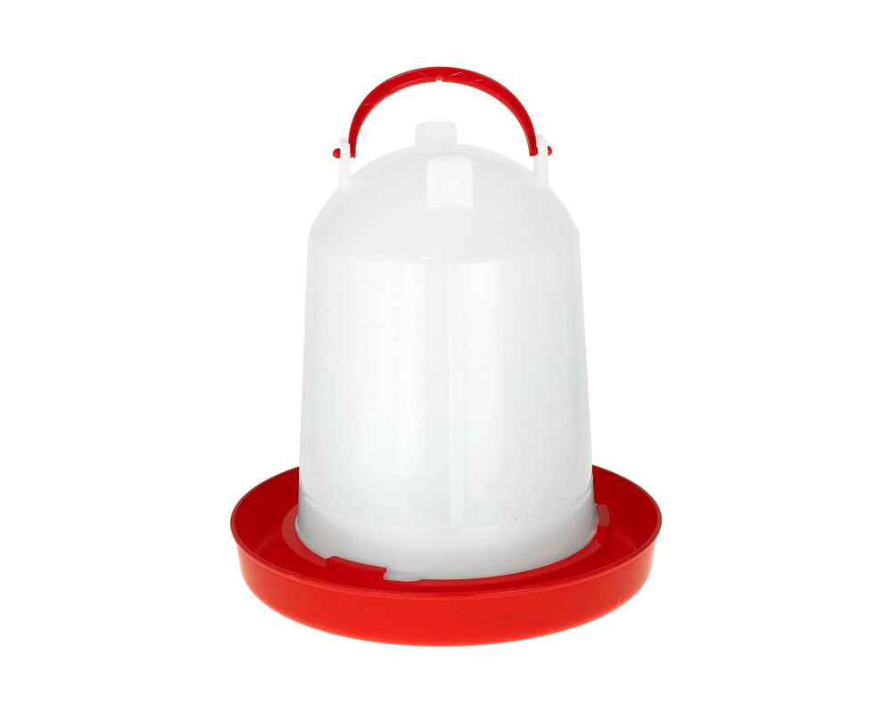 Abreuvoir siphoïde plastique 6 litres poules • abreuvoir volailles