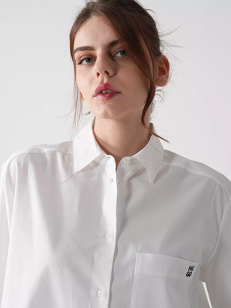 HUGO Bluse weiss