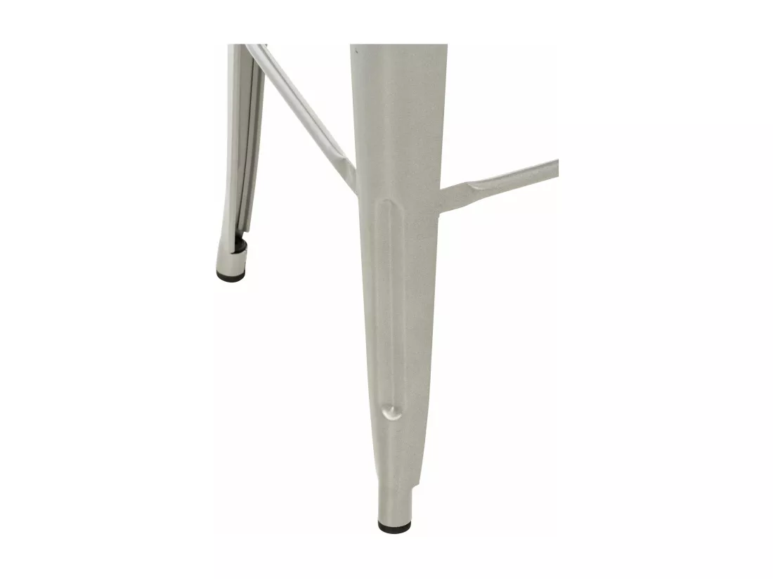 Tabouret de bar - Métal & Métal - Argent - Mason