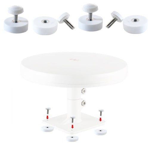 Lot de 4 socles magnétiques pour antenne omnidirectionnelle