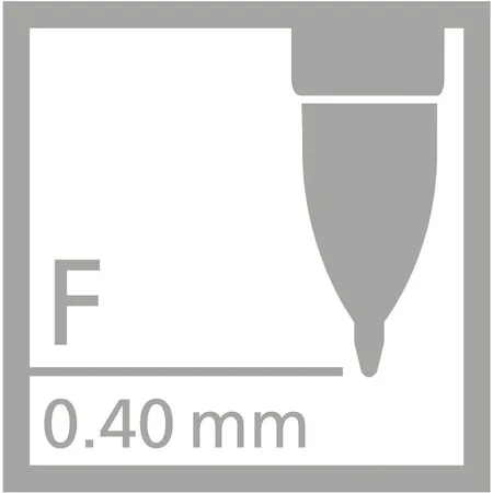 Nachfüllpatrone - STABILO PALETTE Refill - Strichbreite F (0,4 mm) - Einzelpatrone -schwarz