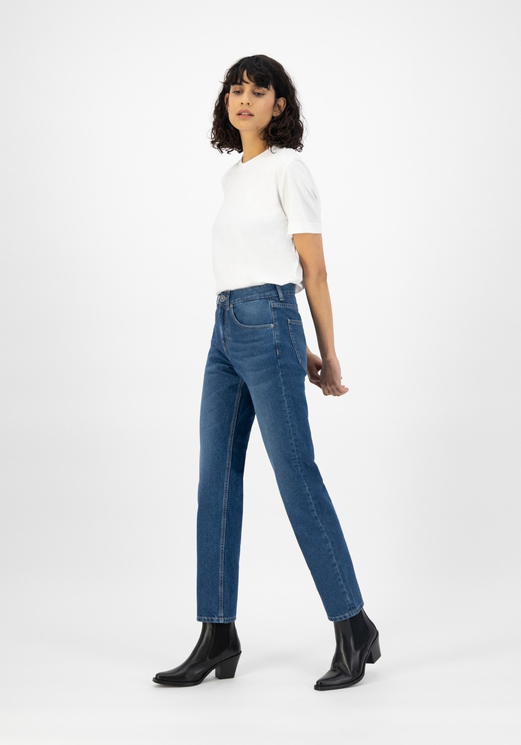 Mud Jeans Damenjeans Easy Go Used Stone