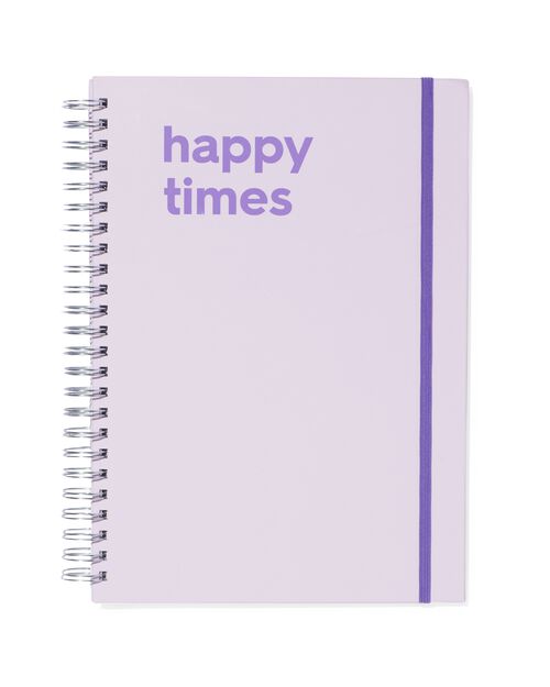 album photo à spirale 32.5x23 lilas citation
