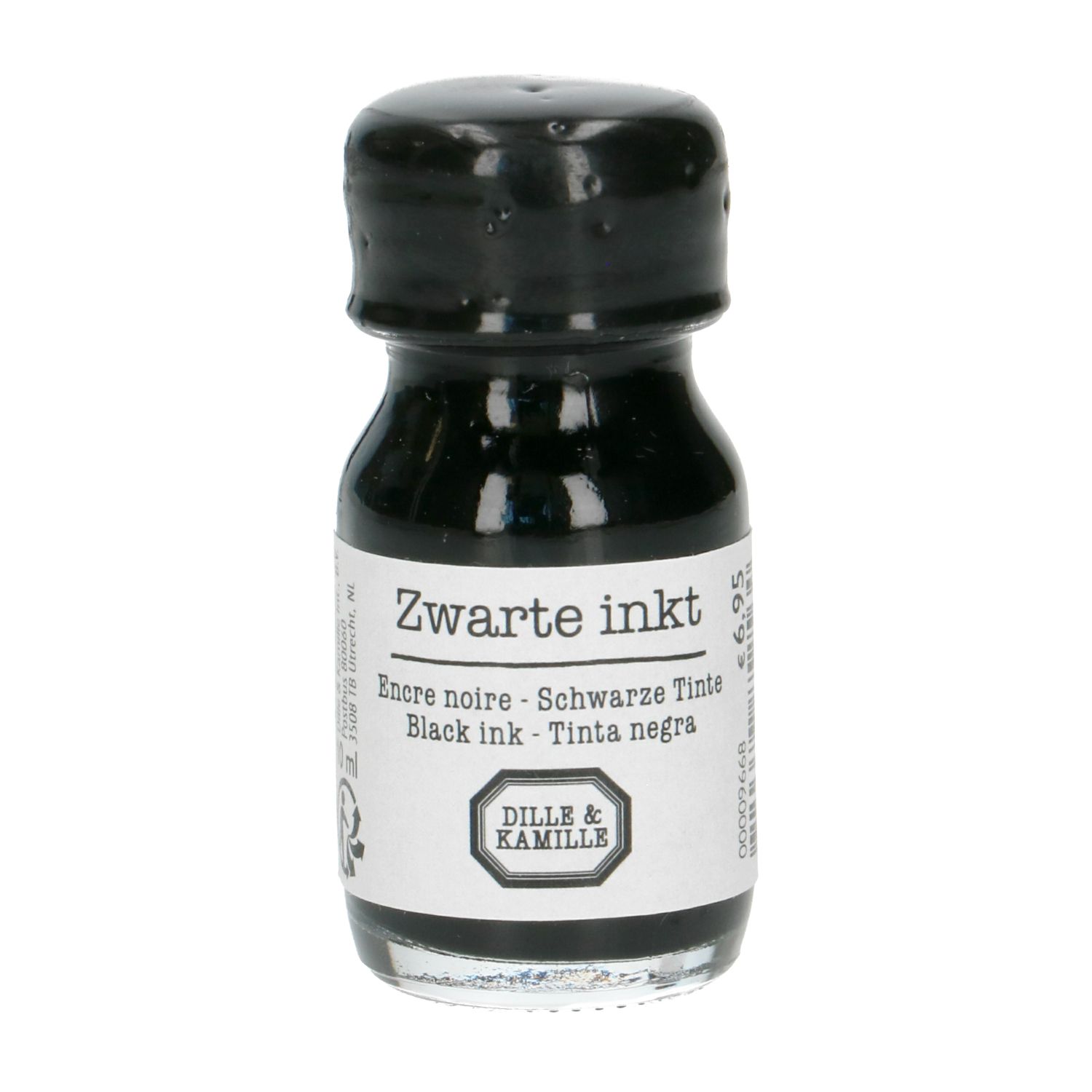 Inkt, zwart, 10 ml