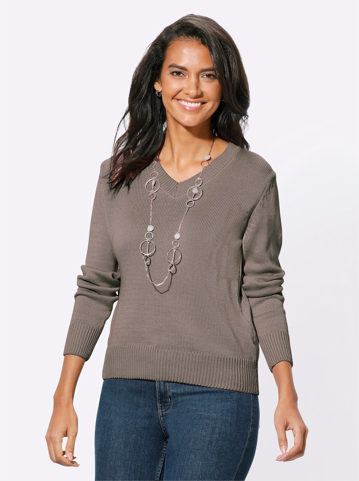 Casual Looks V-Ausschnitt-Pullover »Pullover«