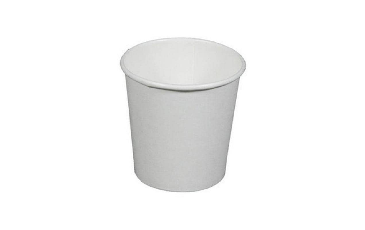 Einweg-Kaffeebecher 100 ml, 100 Stück, WeissKaffeebecher