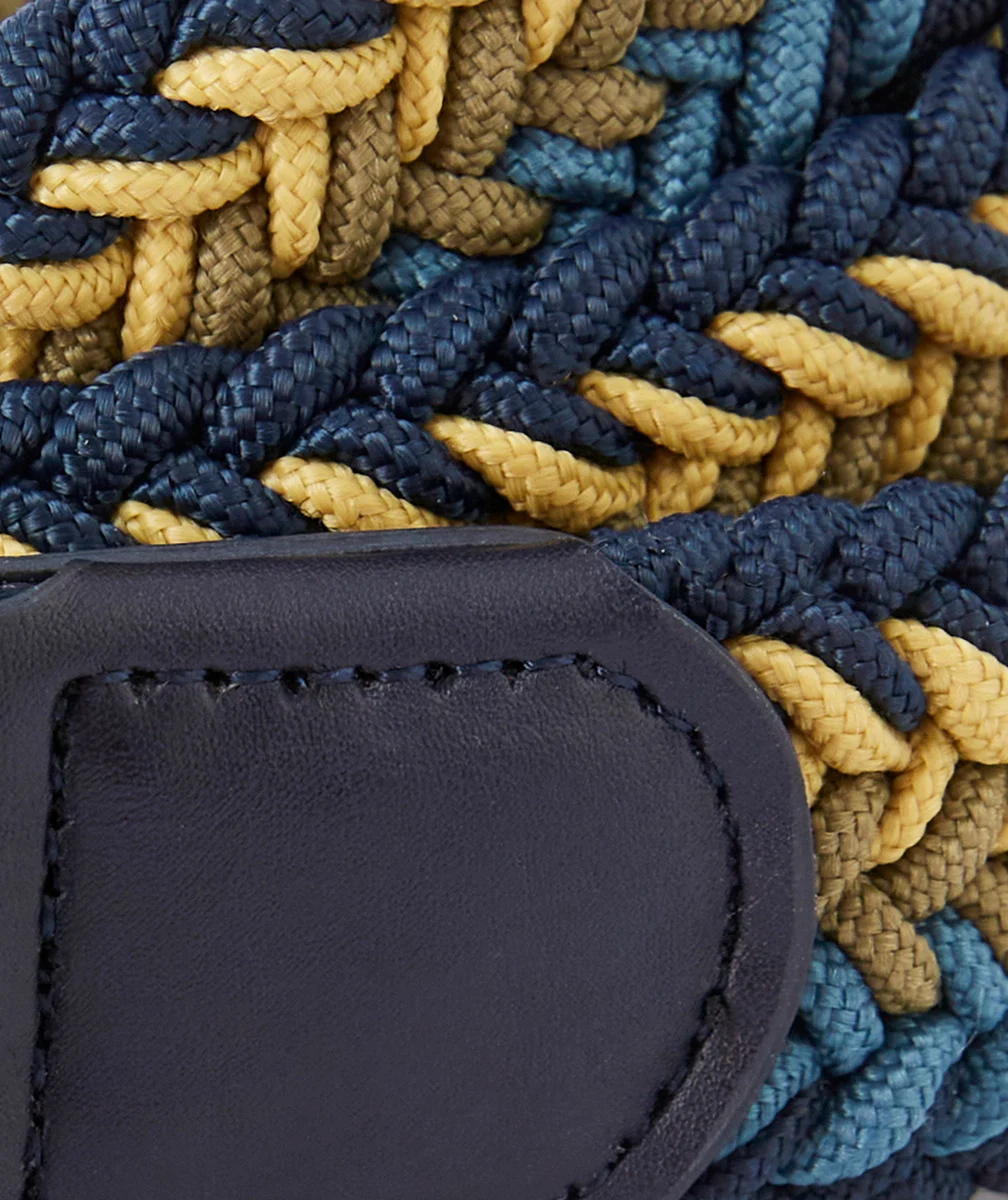 CEINTURE GARÇON TORSADÉE BLEU ET VERT