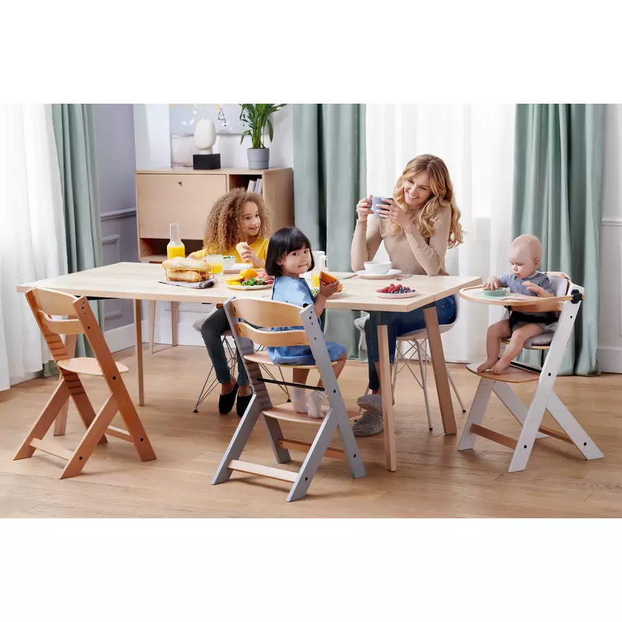 Kinderkraft Hochstuhl ENOCK black mit Kissen