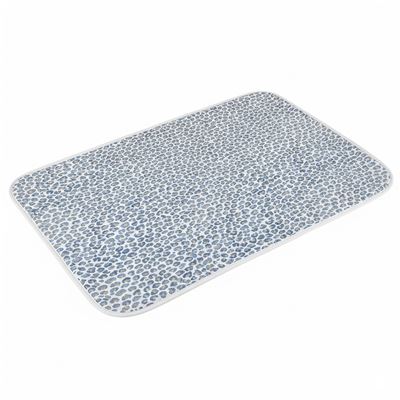 Housse de table à repasser et nappe de repassage motif léopard bleu - BECQUET CRÉATION