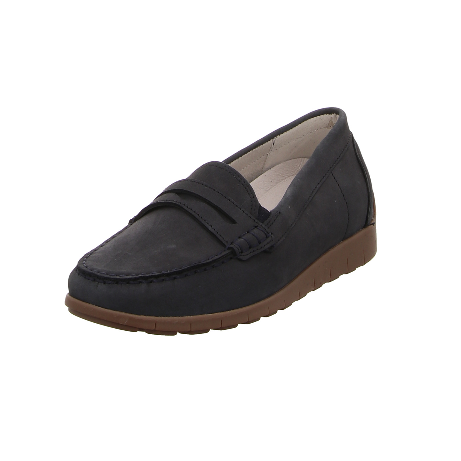 Waldläufer Slipper blau blau