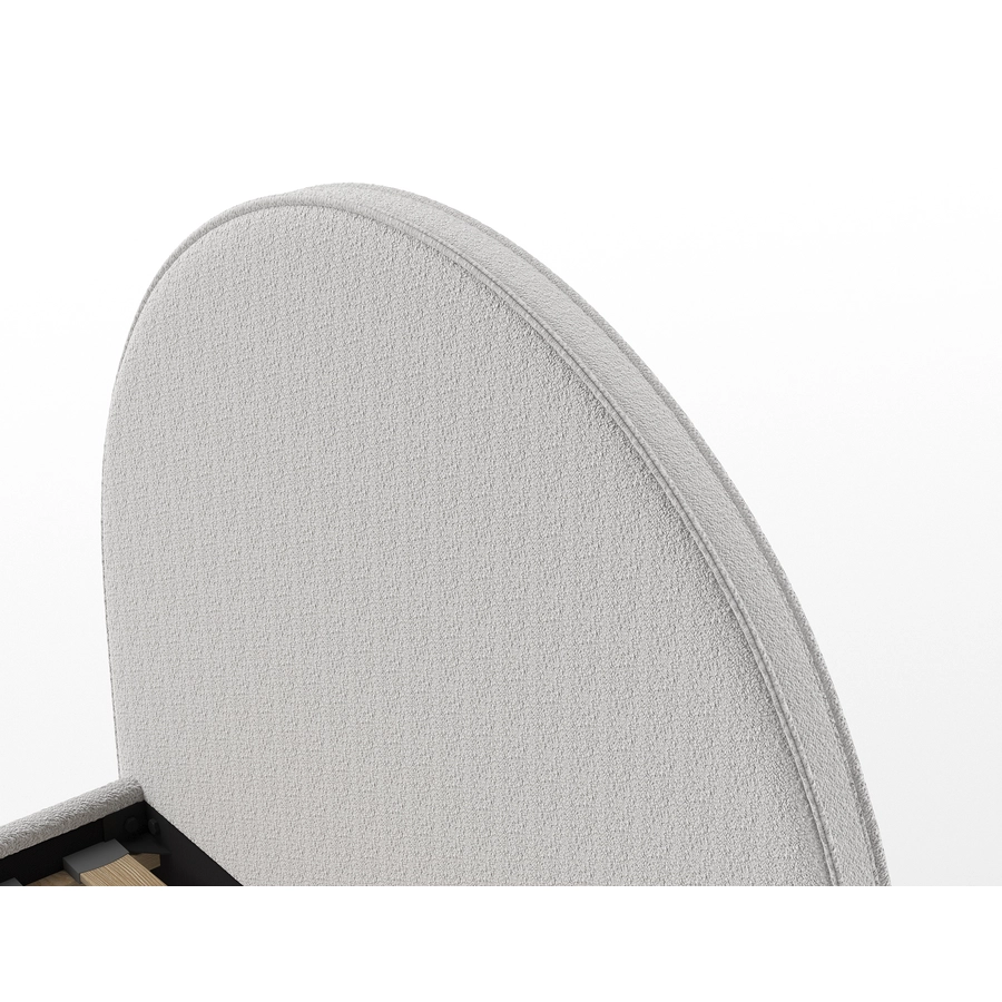 VIPACK Polsterbett MOON 90 x 200 cm grau