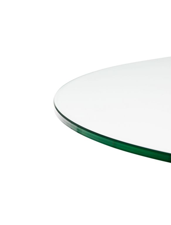 Normann Copenhagen Ding bijzettafel 75 transparant/eiken