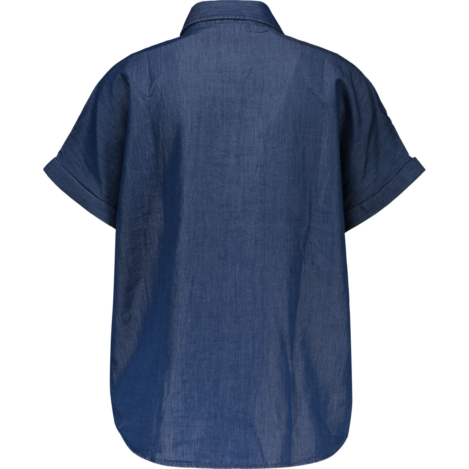 Mexx Damen-Jeansbluse Tencel L, dunkelblau