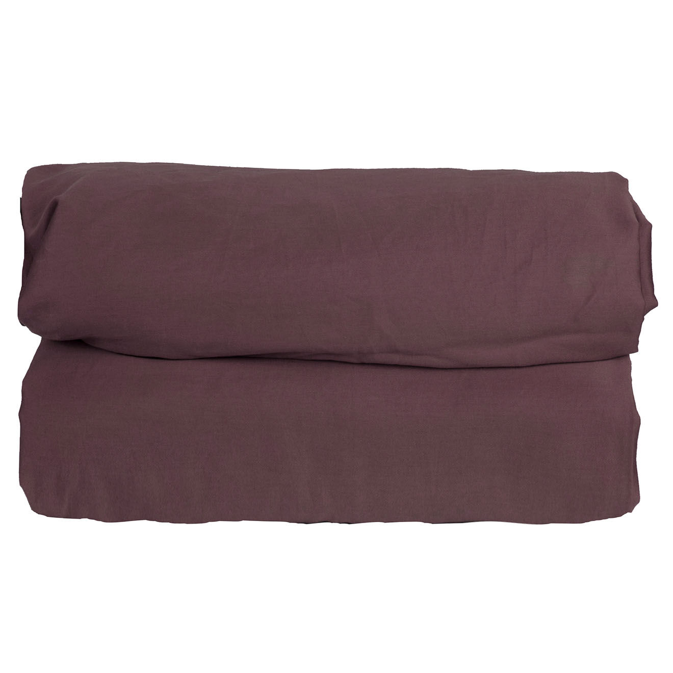 Febronie Home Drap housse 100% Satin de Coton Julia violet