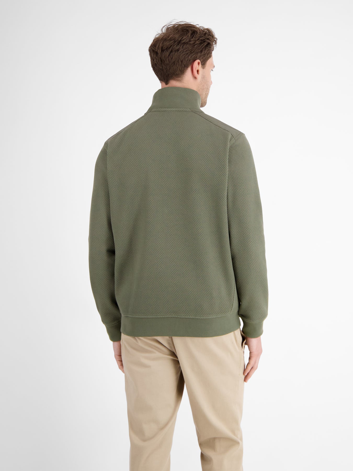 Herren Sweatjacke in sportiver Struktur