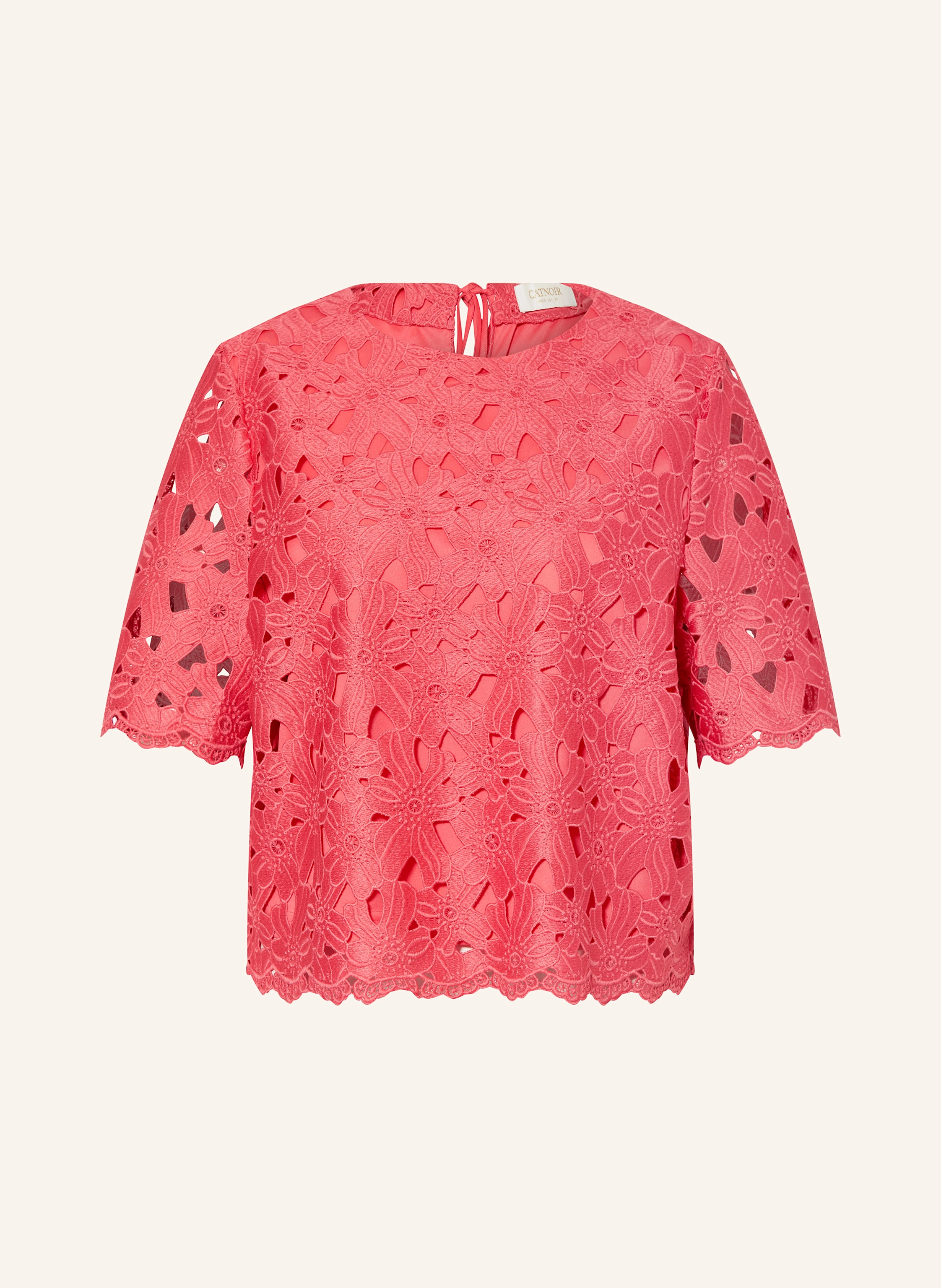 CATNOIR Blusenshirt mit Lochspitze
