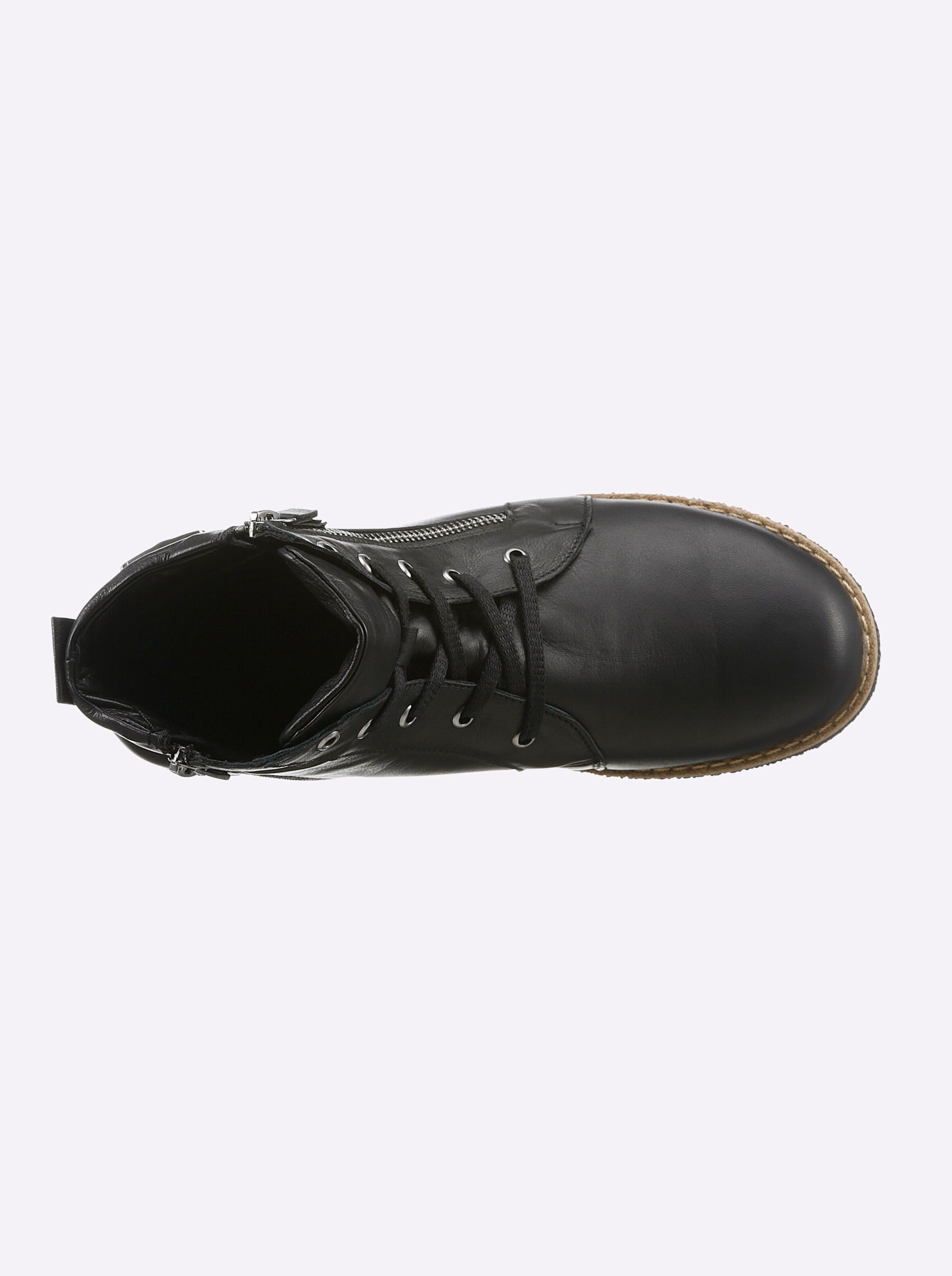Andrea Conti Schnürstiefelette in schwarz
