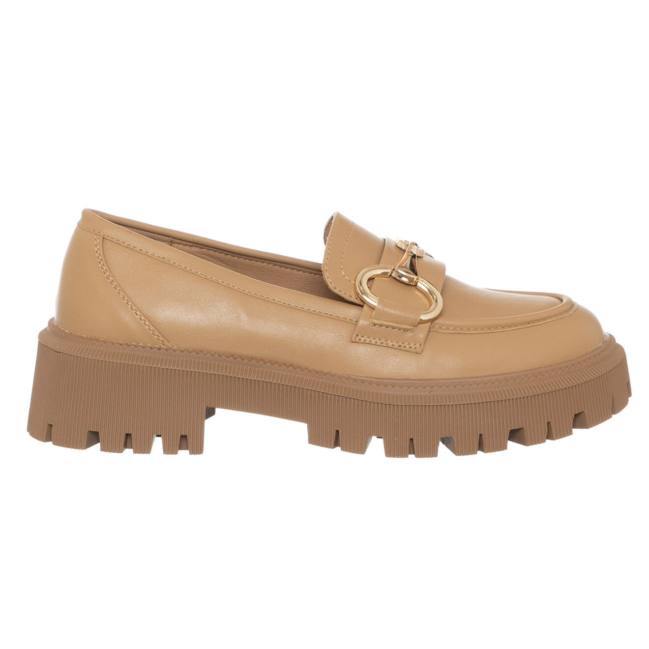 Loretta by Loretta Mocassins Jenn cognac