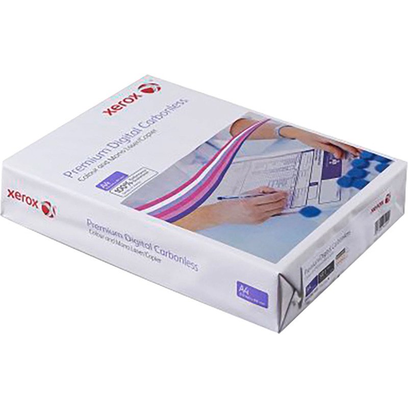 Feuillet pré-assemblé Xerox Carbonless 4 feuillets blanc/jaune/rose/bleu A4 - ramette de 125 liasses