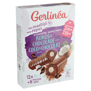 Gerlinéa Maaltijdreep Kokos & Chocolade 12ST